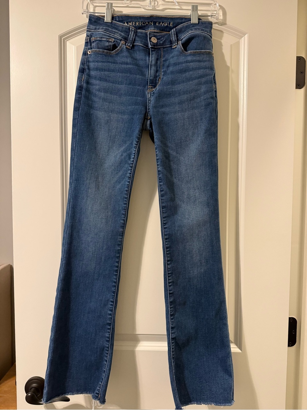 American Eagle Outfitters Women's Medium Blue Flare Jeans
